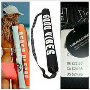 PINK  over the shoulder portable beverage cooler